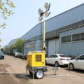 New product portable Trailer telescopic pole Light Tower